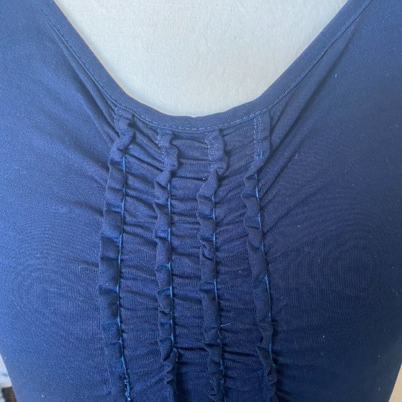 Fresh Produce S/S Dress Performance Size Large Navy - Picture 5 of 7